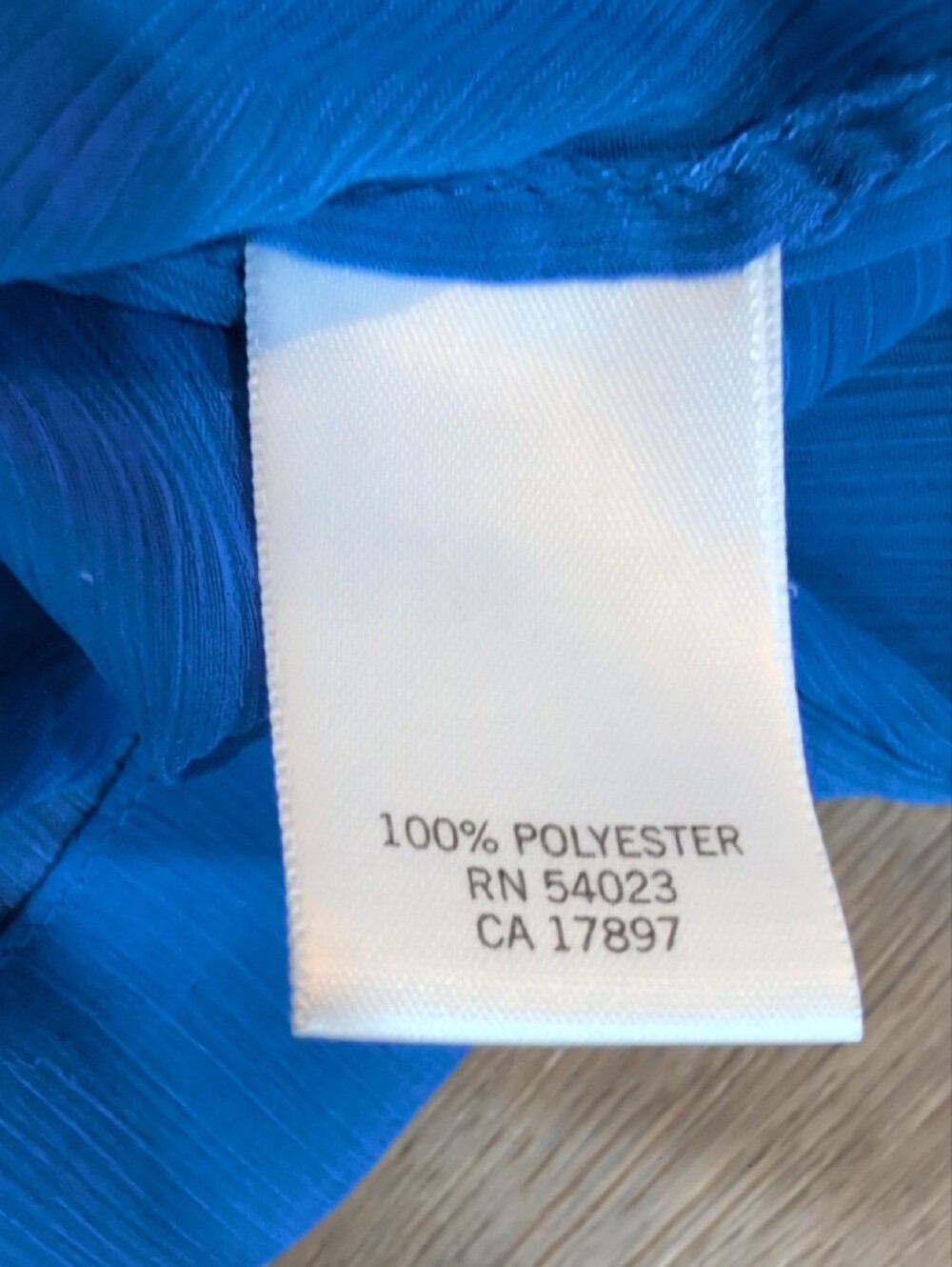 Banana Republic Cobalt Blue Ruffle-Front Sheer Button Down Shirt - Picture 5 of 9